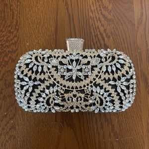 Verano Hill Bejeweled Clutch